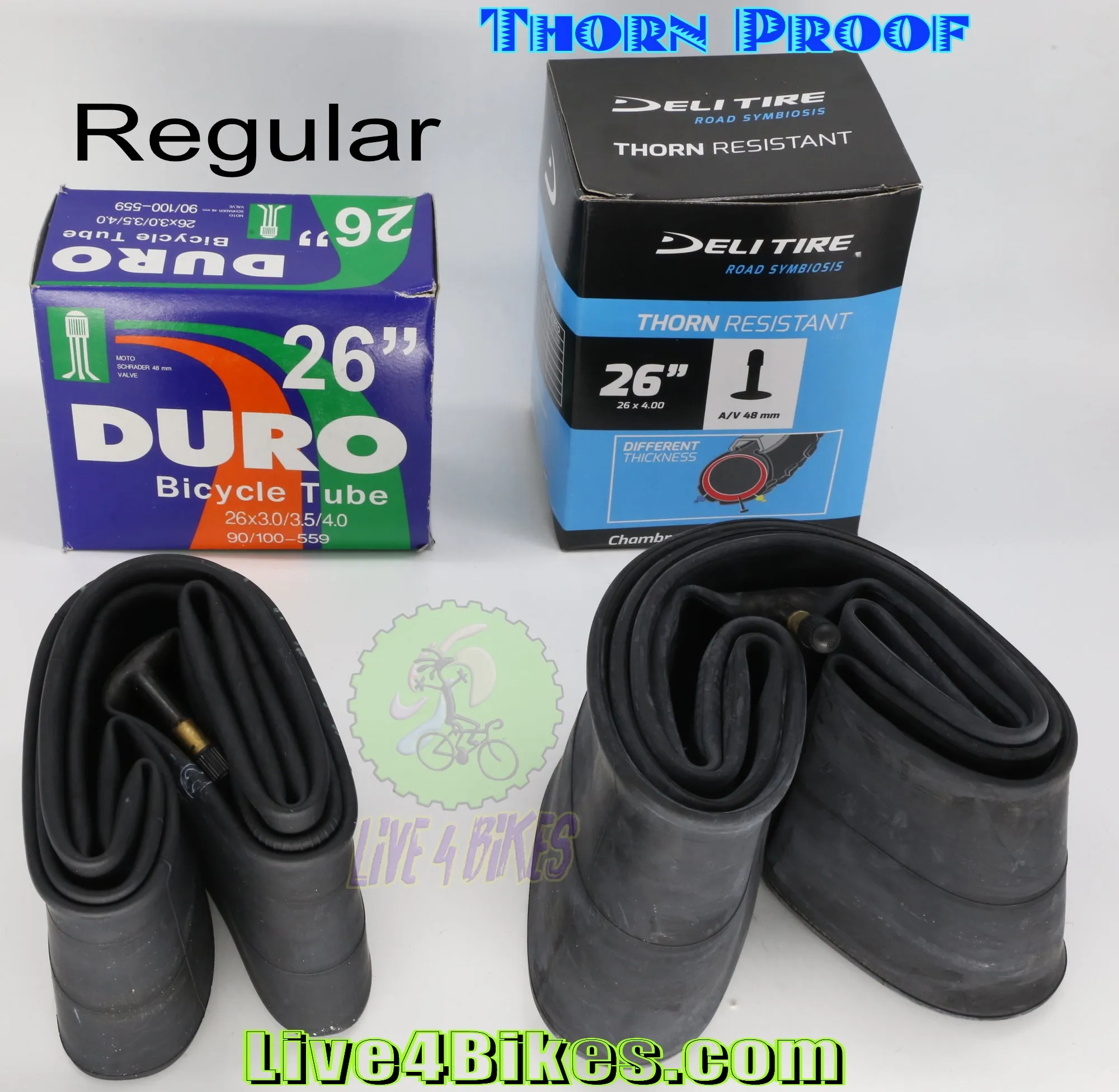 26in 26x4.00 HD Thorn Proof Resistant For Fat Tire Ebike Replacement Inner Tube - Live 4 bikes