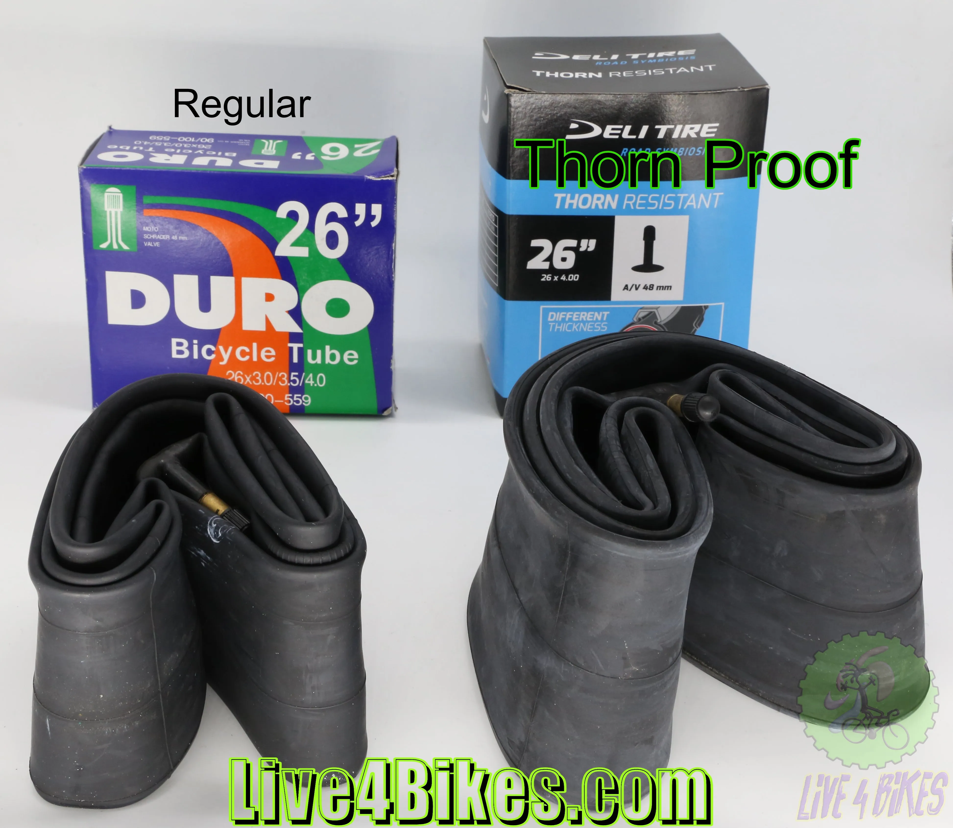 26in 26x4.00 HD Thorn Proof Resistant For Fat Tire Ebike Replacement Inner Tube - Live 4 bikes