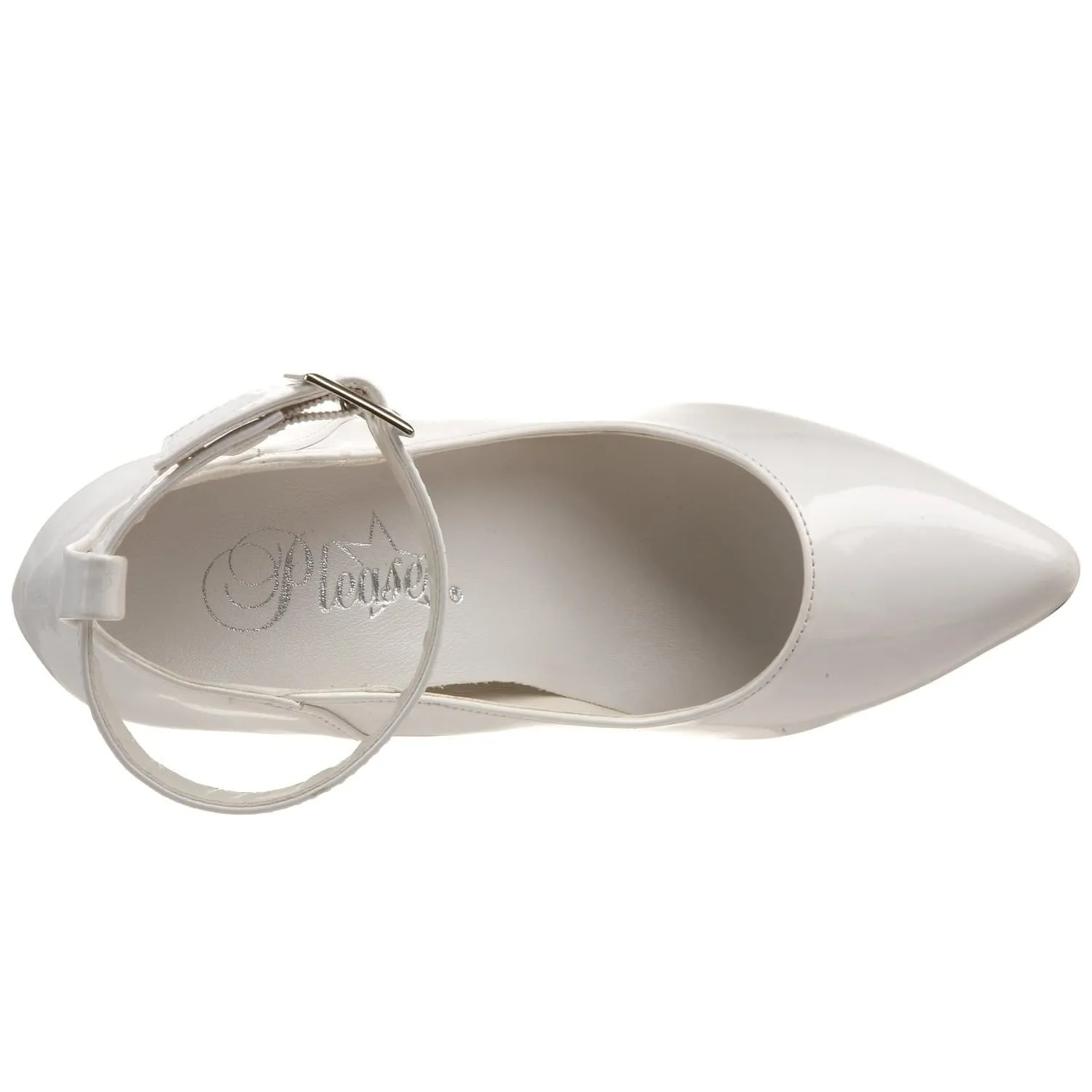 5 Inch Heel SEDUCE-431 White Patent