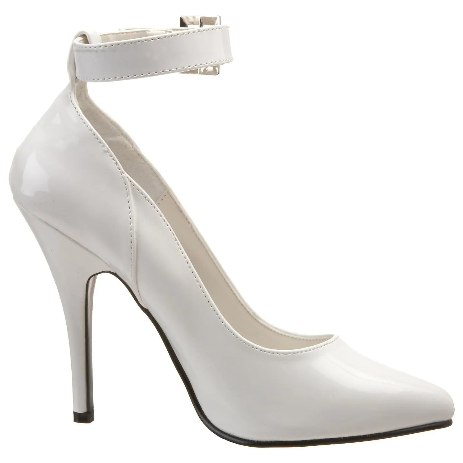 5 Inch Heel SEDUCE-431 White Patent