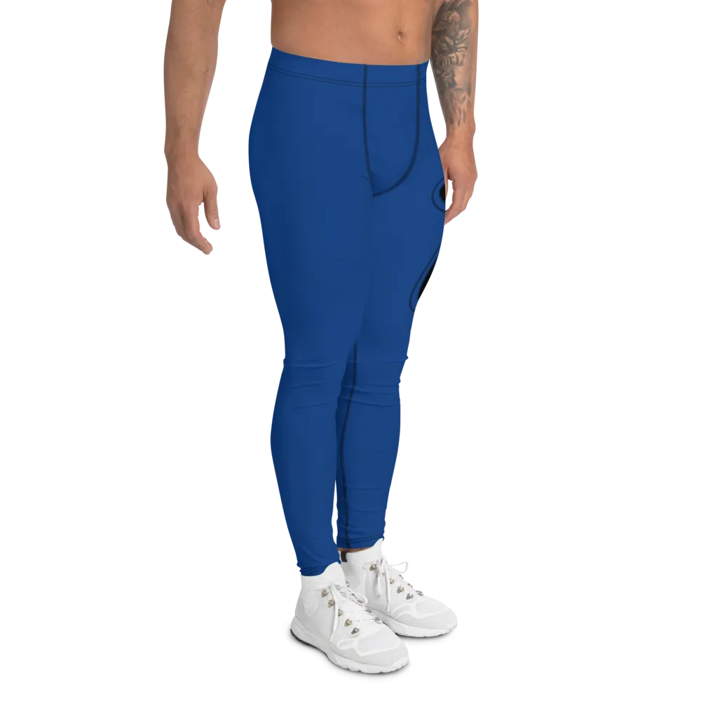 Athletic Apparatus Blue 2 Black logo V2 Men's Leggings
