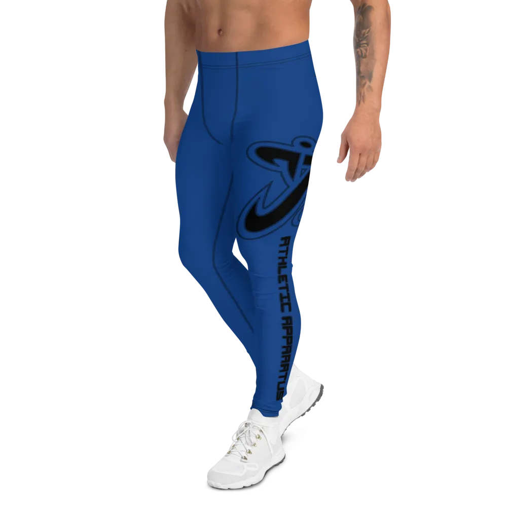 Athletic Apparatus Blue 2 Black logo V2 Men's Leggings