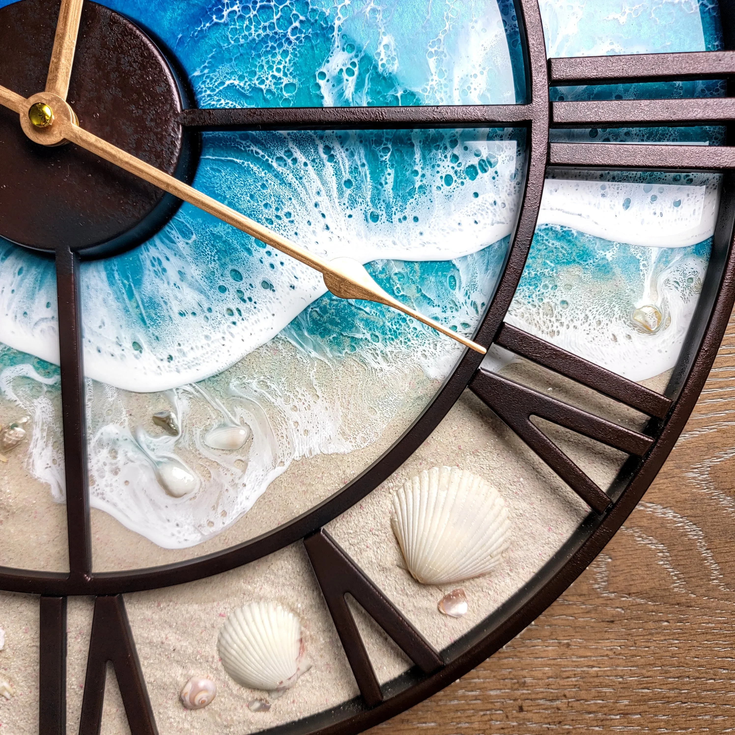 Beach Wave Clock - Ready to Ship