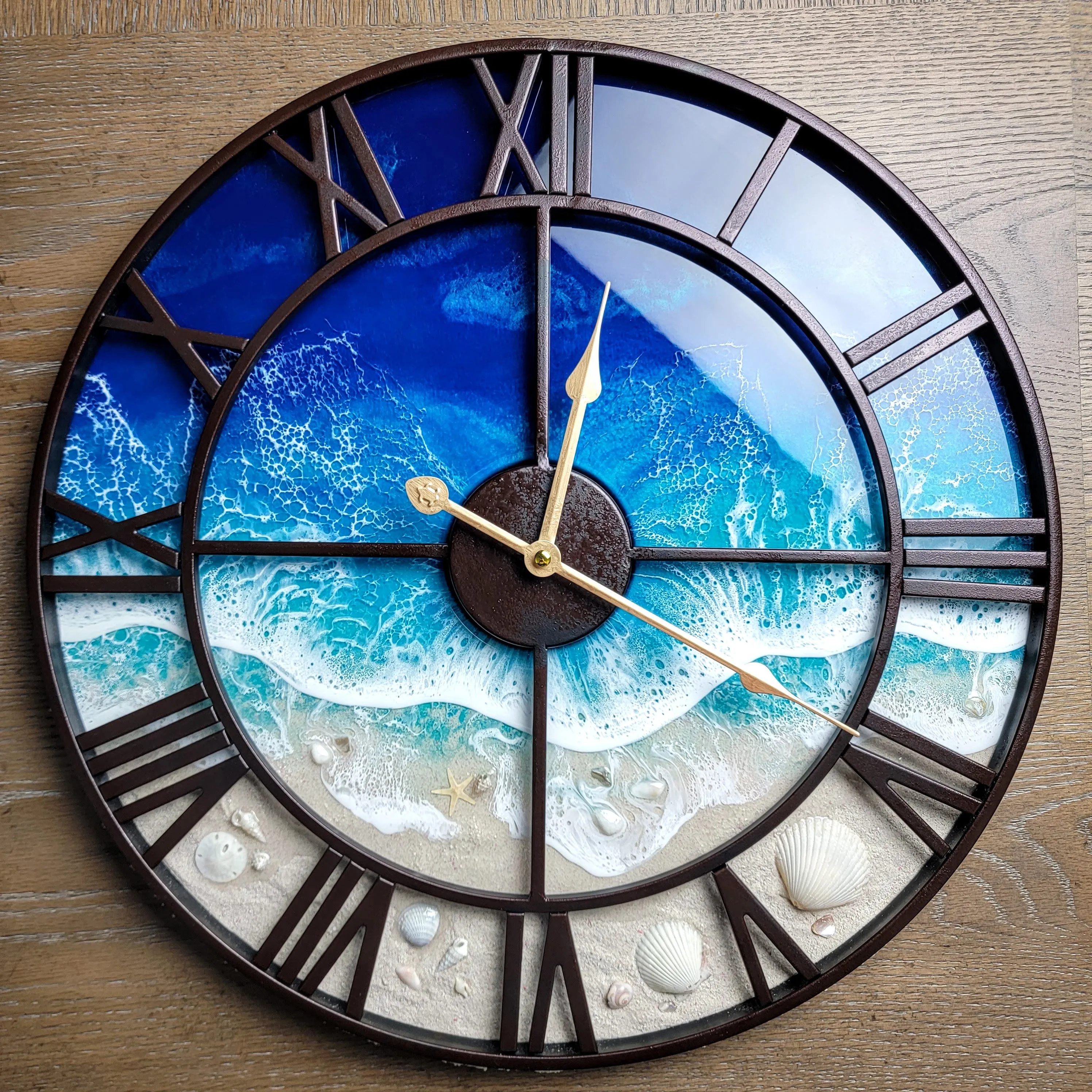 Beach Wave Clock - Ready to Ship