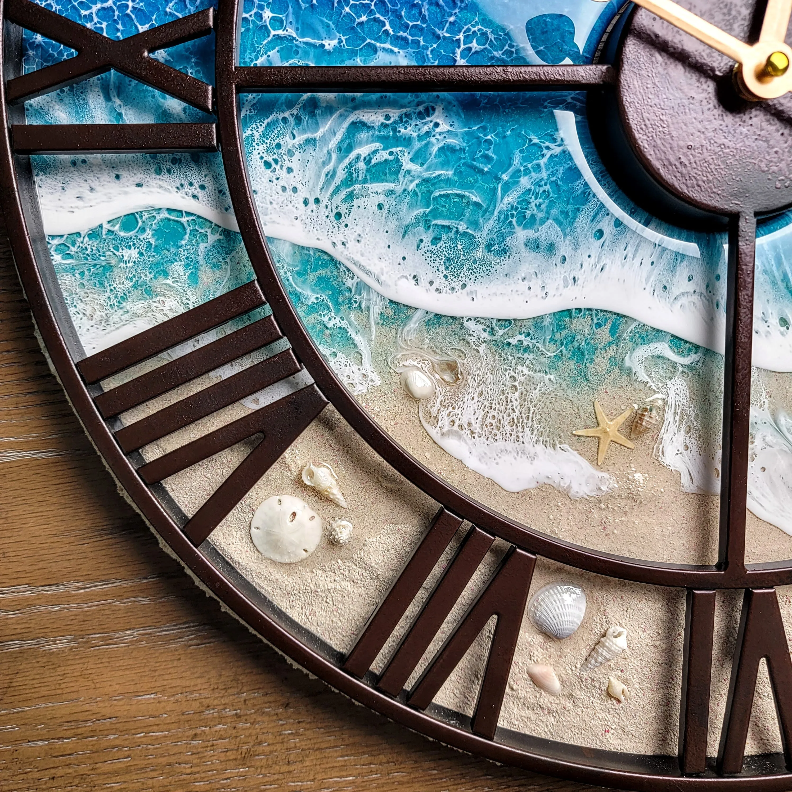 Beach Wave Clock - Ready to Ship