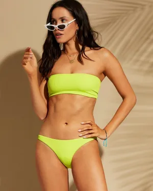 Beach Wave Top - Acid Green