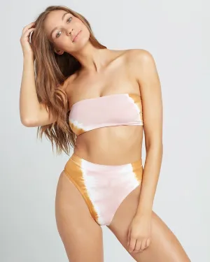 Beach Wave Top - Stripe Tie Dye