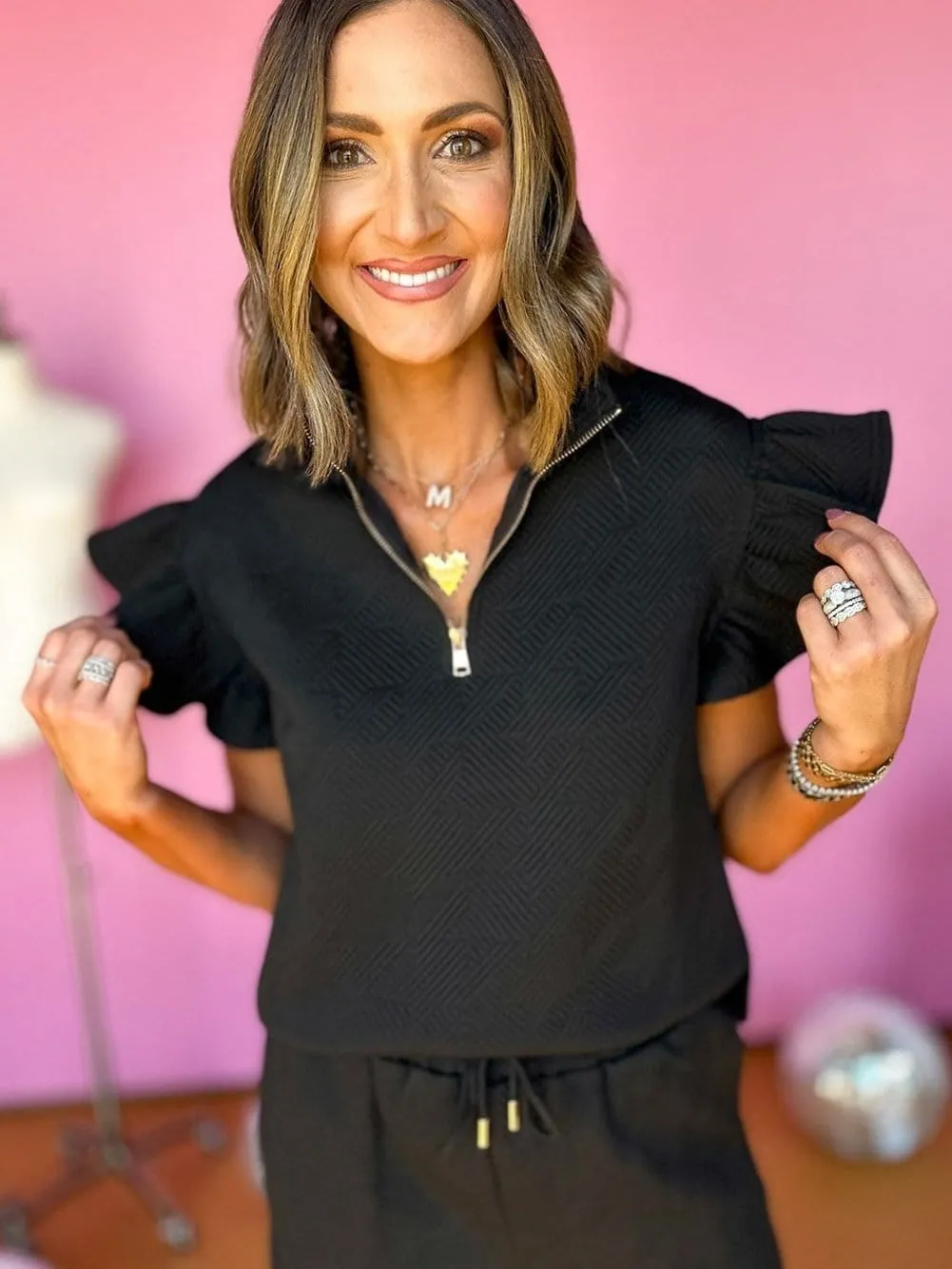 Black Culotte Jumpsuit