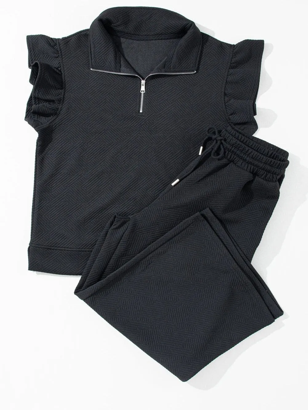 Black Culotte Jumpsuit