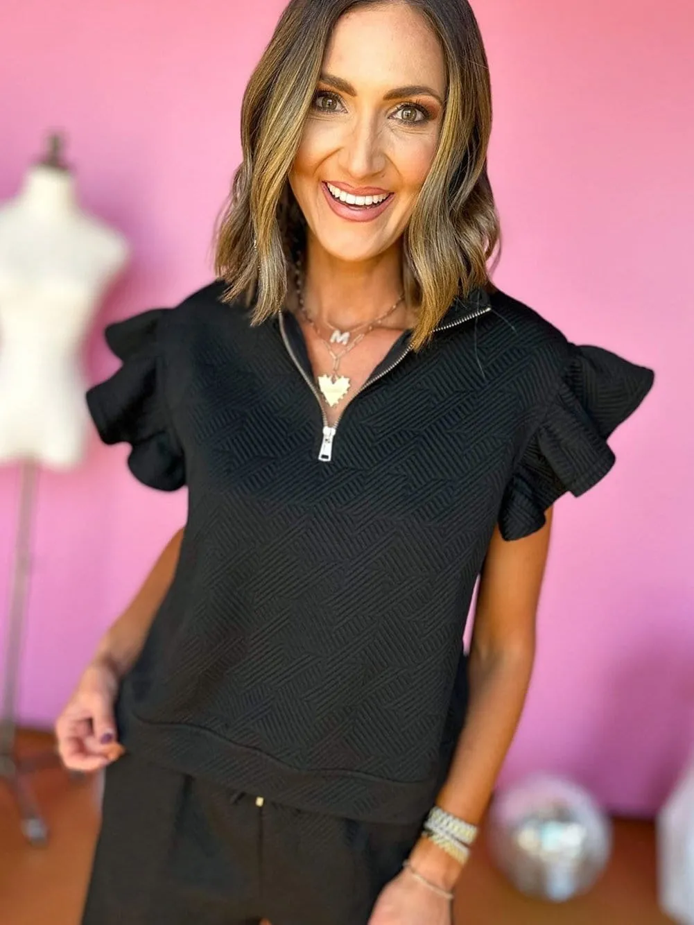 Black Culotte Jumpsuit