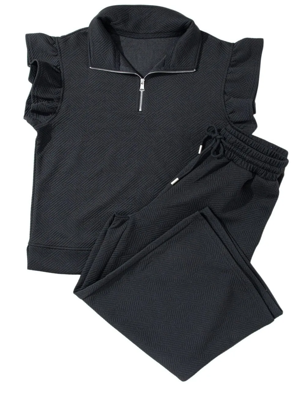 Black Culotte Jumpsuit