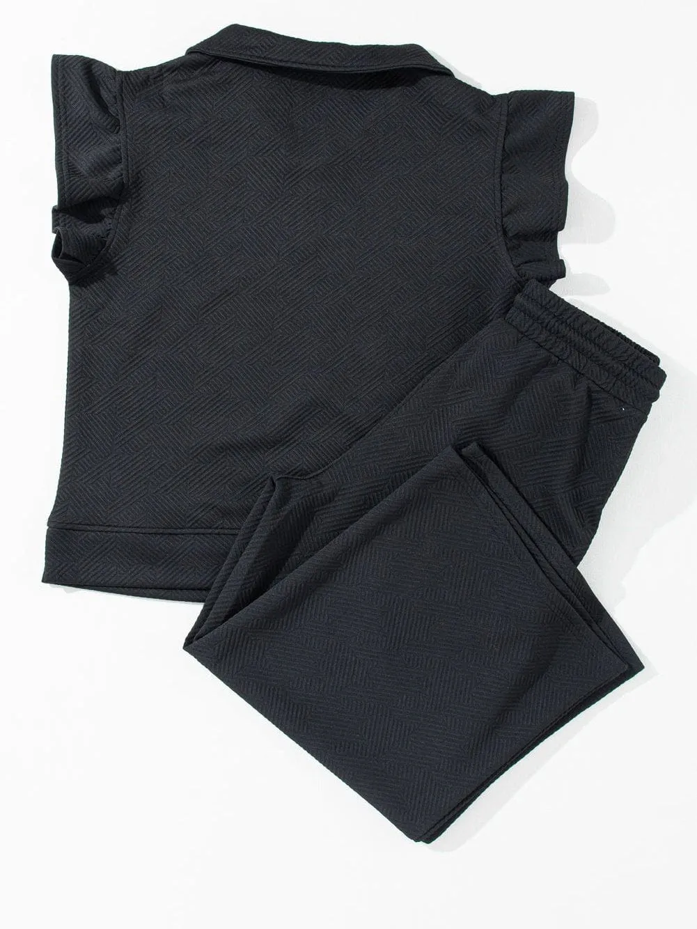 Black Culotte Jumpsuit