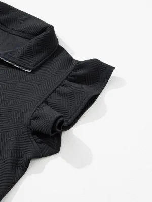 Black Culotte Jumpsuit