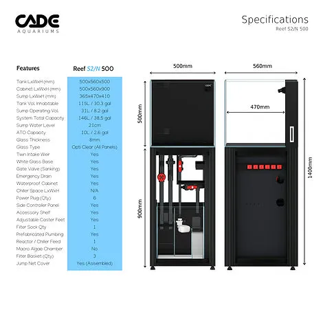 CADE Pro Reef S2/N 500