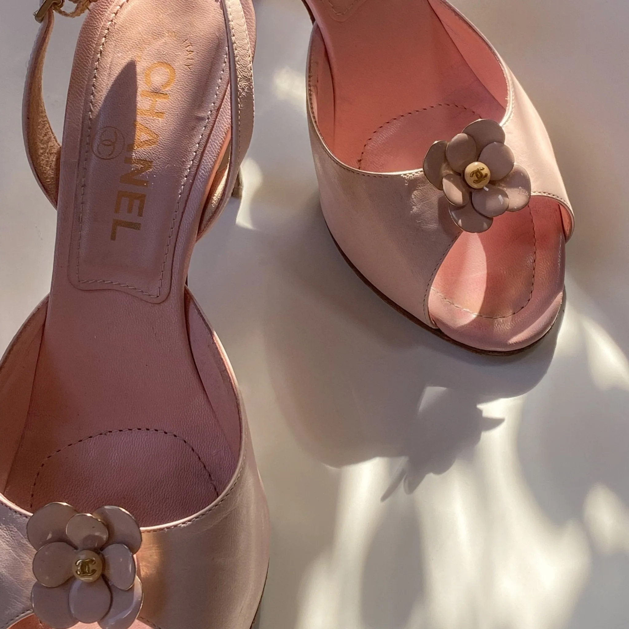 Chanel Slingback Heels