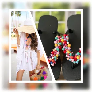 Colorful Popcorn Sandals
