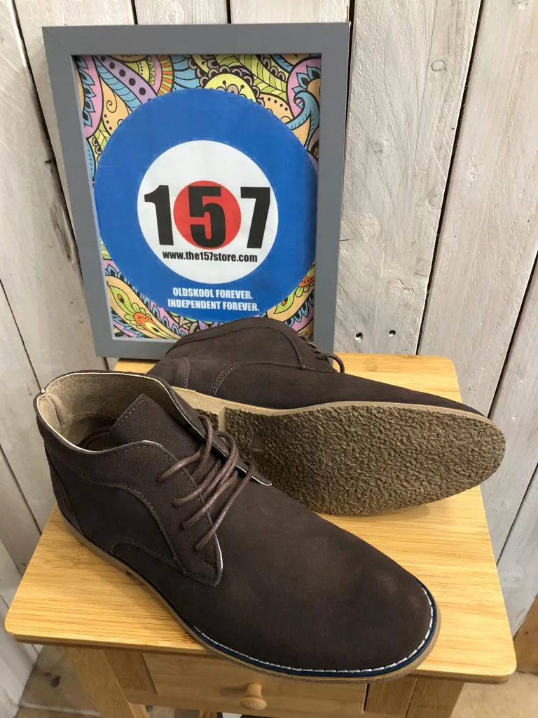 Franklin Malvern Desert Boots - Chocolate