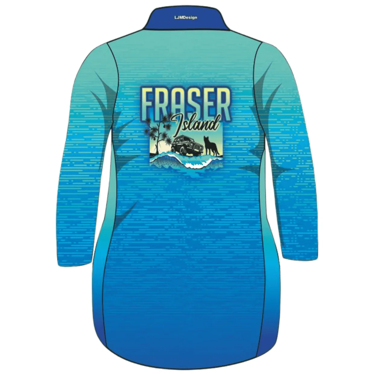 Fraser Island | Fraser Island (K'gari) Beach Wave Blue Fishing Dress Pre-Order
