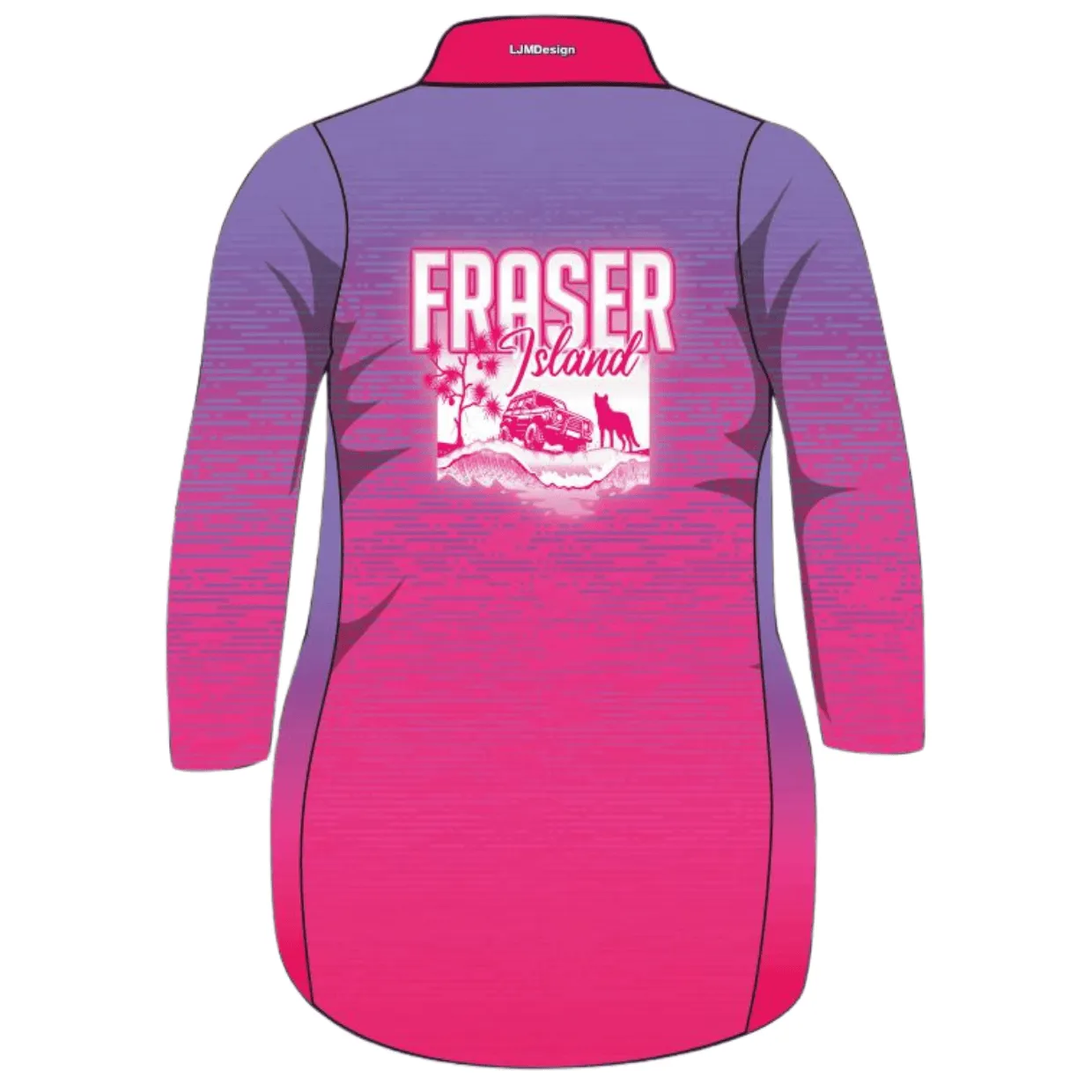 Fraser Island | Fraser Island (K'gari) Beach Wave Pink Fishing Dress Pre-Order