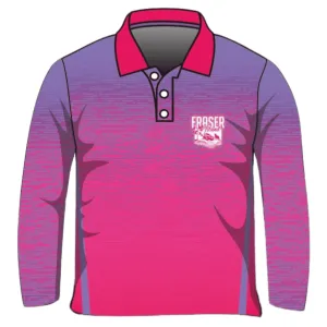 Fraser Island | Fraser Island (K'gari) Beach Wave Pink Fishing Shirt Pre-Order