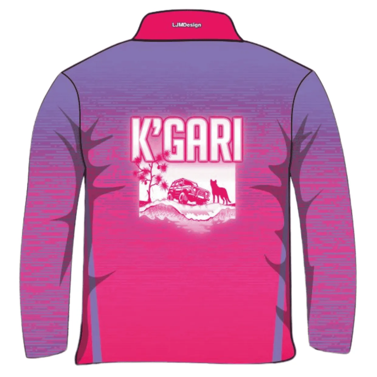 Fraser Island | K'gari Beach Wave Pink Fishing Shirt Pre-Order
