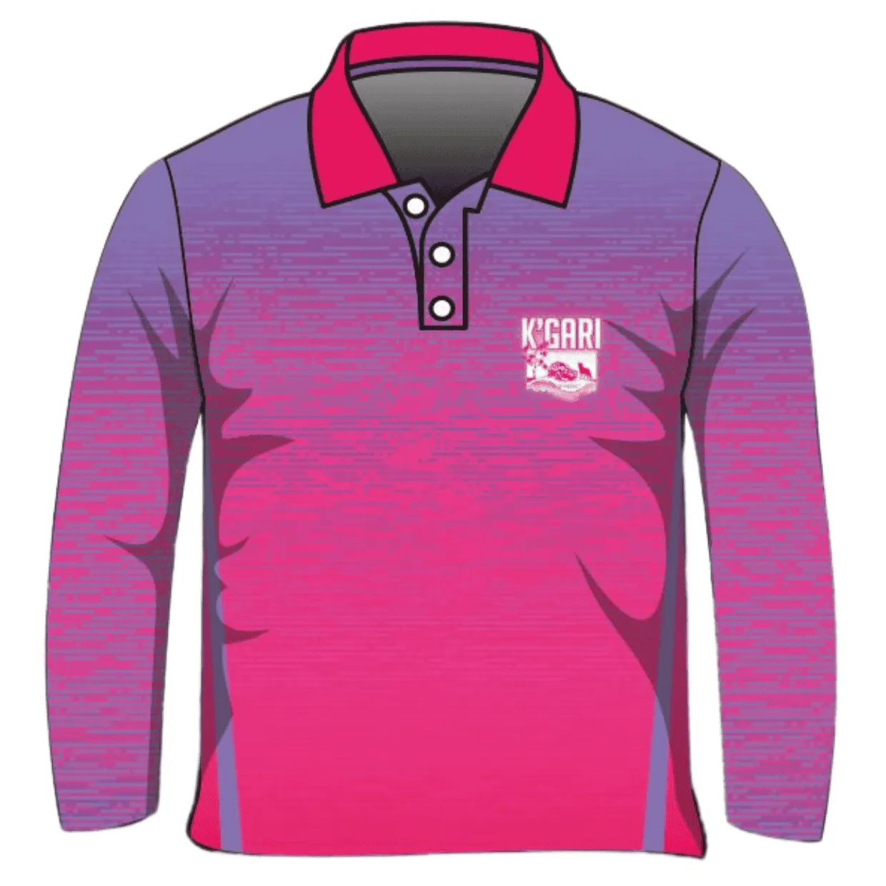 Fraser Island | K'gari Beach Wave Pink Fishing Shirt Pre-Order