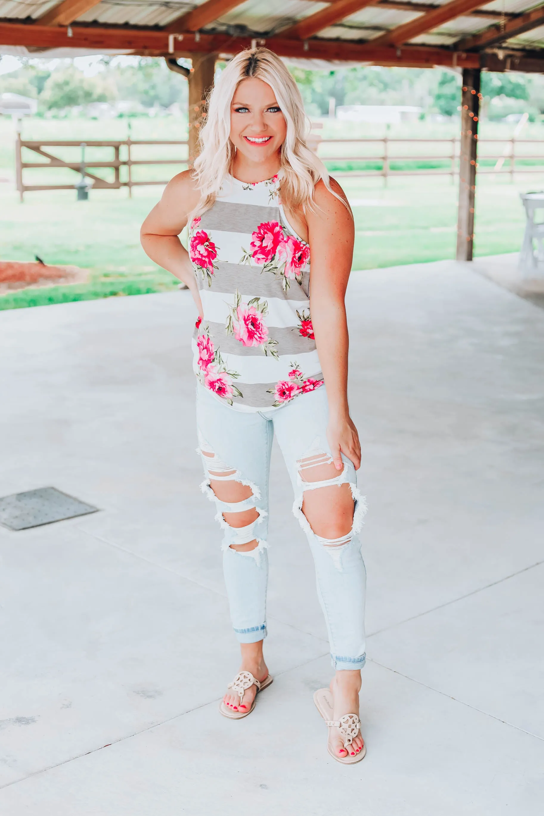 Fresh Feeling Floral Top