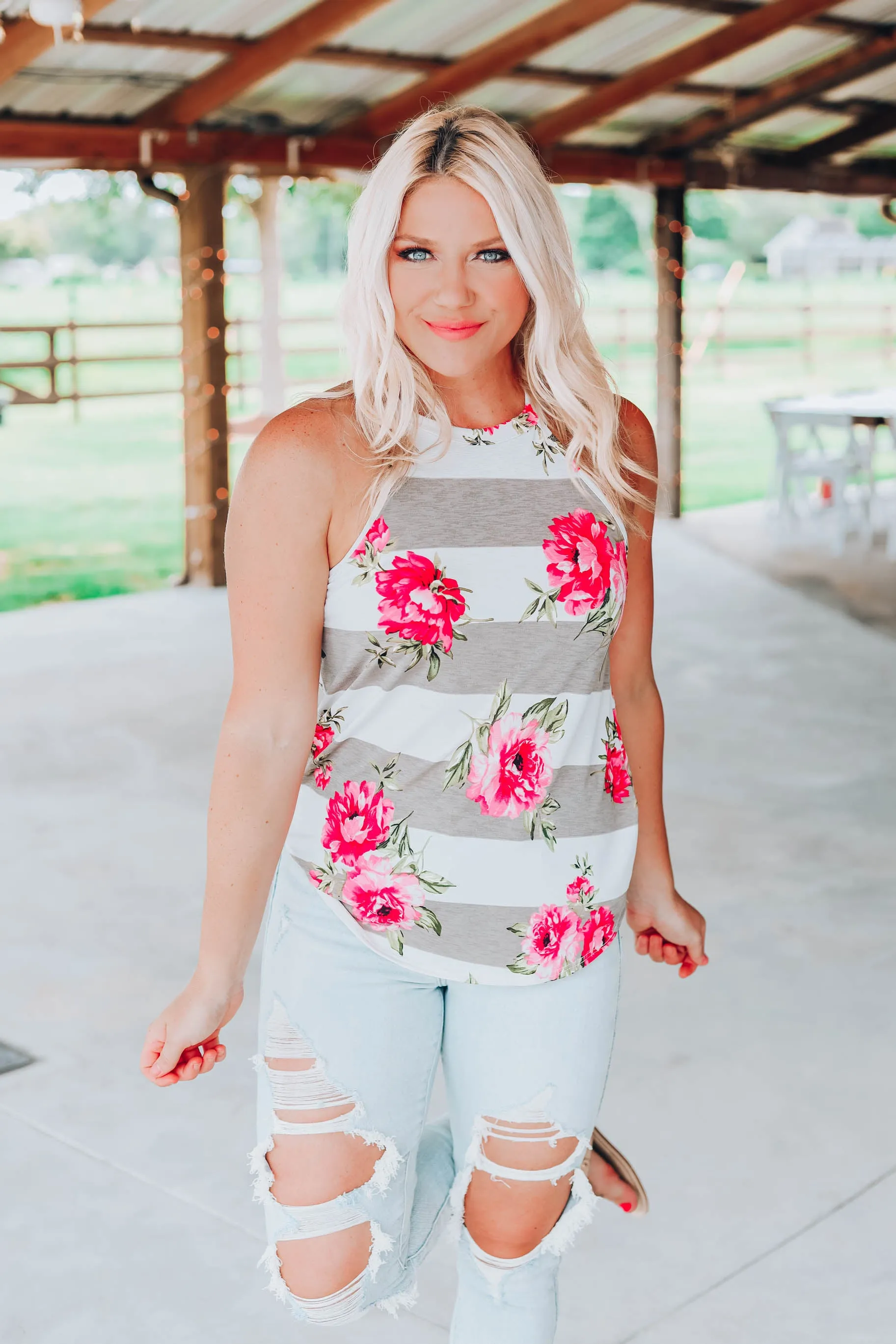 Fresh Feeling Floral Top