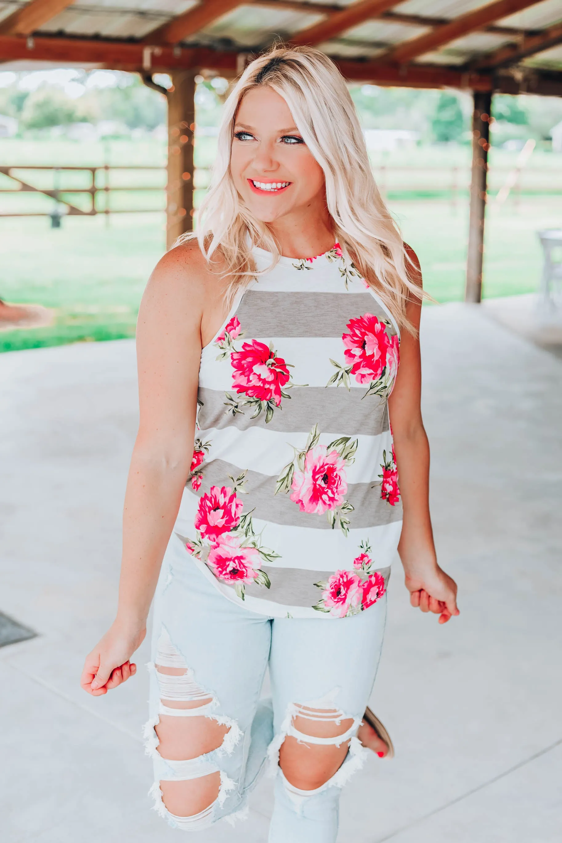 Fresh Feeling Floral Top