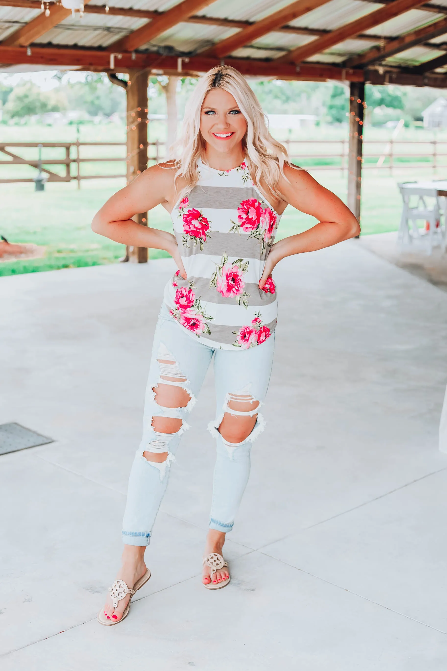 Fresh Feeling Floral Top