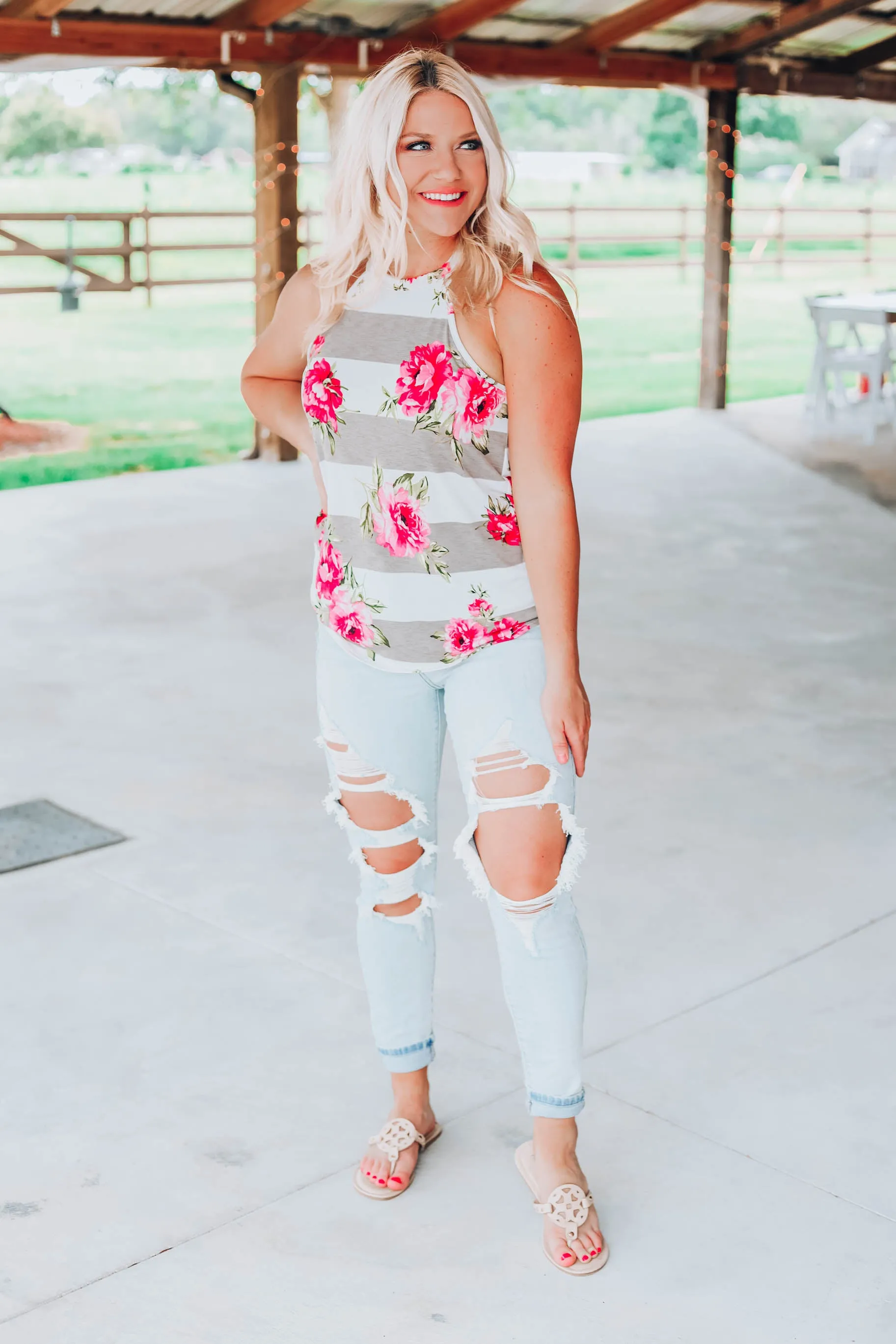 Fresh Feeling Floral Top