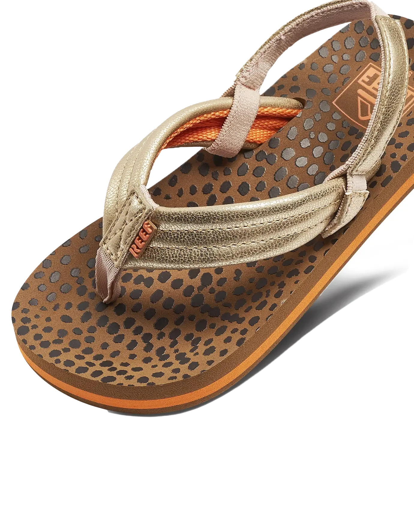 Girls Little Ahi Flip Flops in Wild