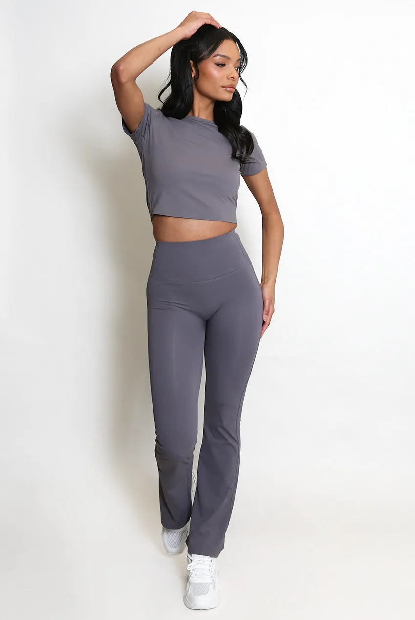 High Waisted  Flare Energy  Leggings