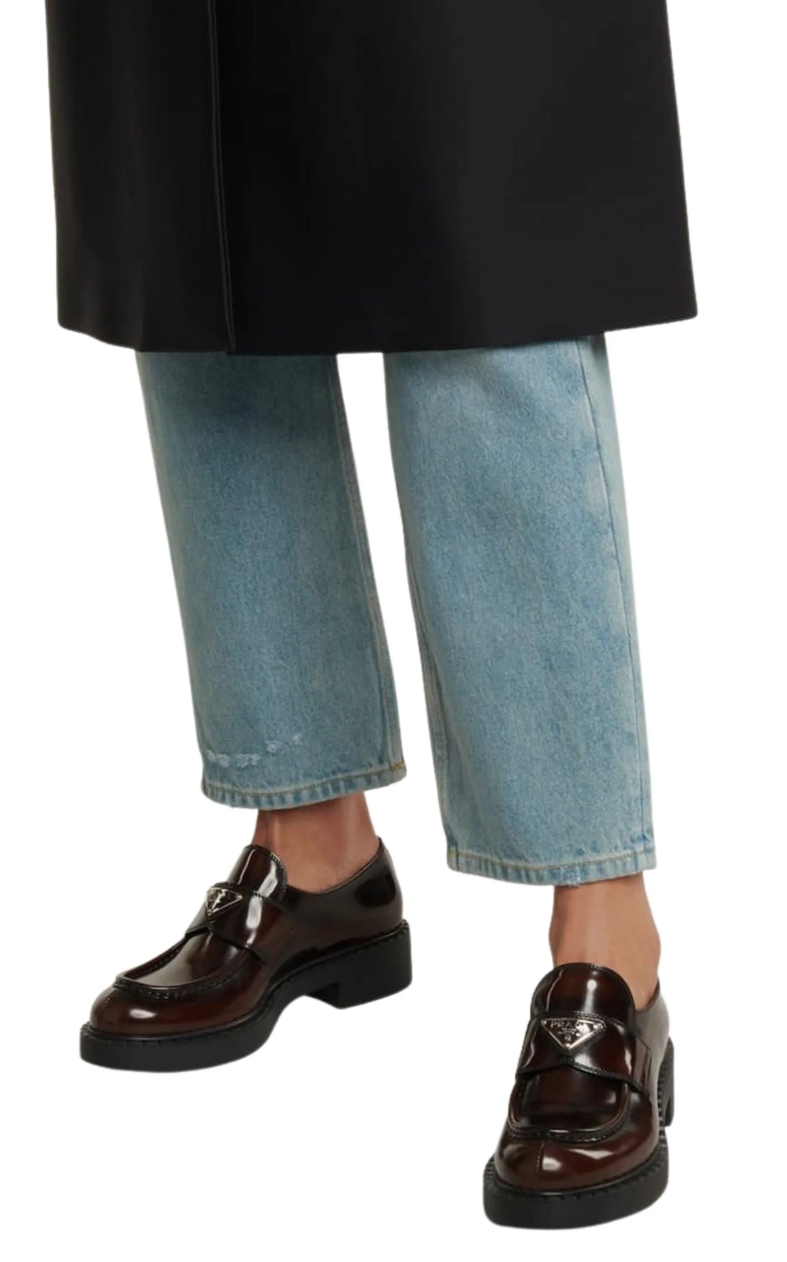 Logo Leather Loafers