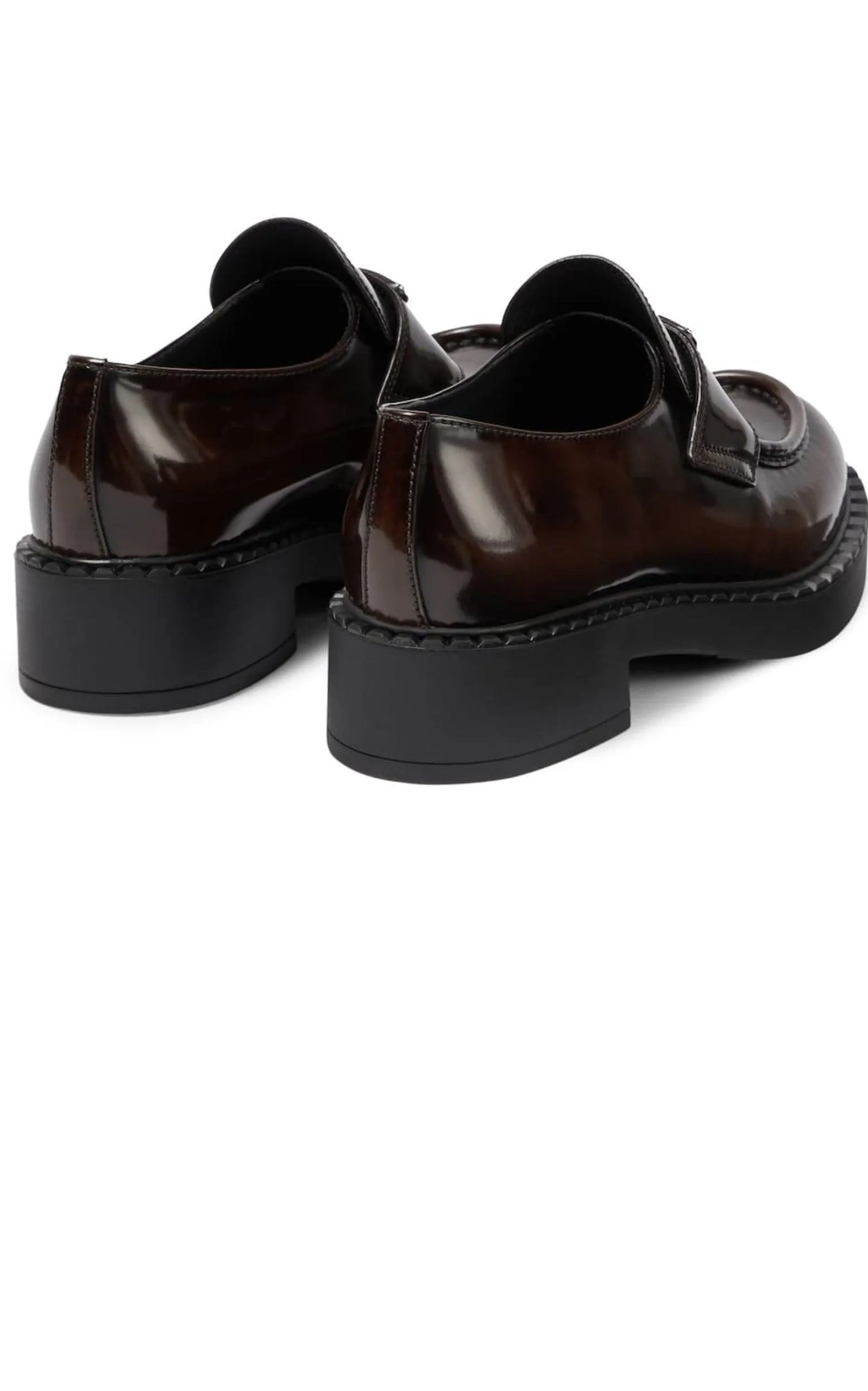 Logo Leather Loafers