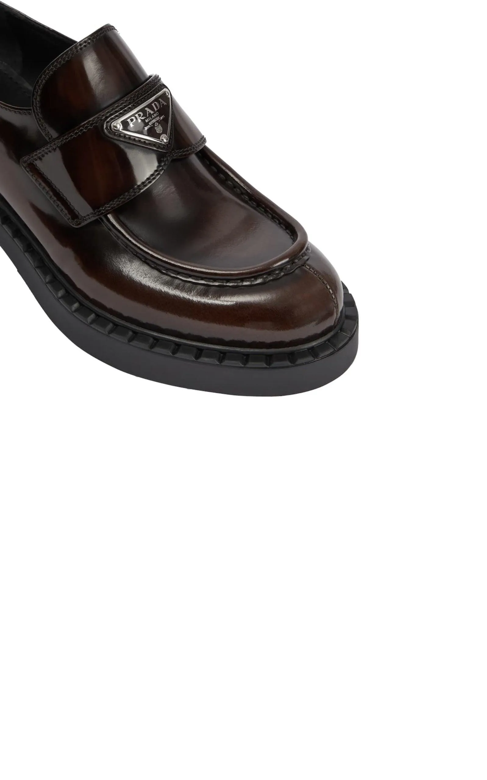 Logo Leather Loafers