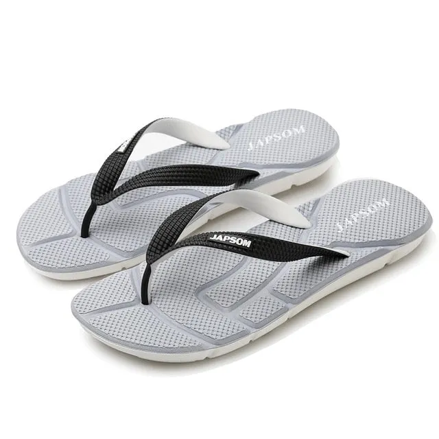 Men's Home Slippers Massage Flip Flops Soft Comfortable