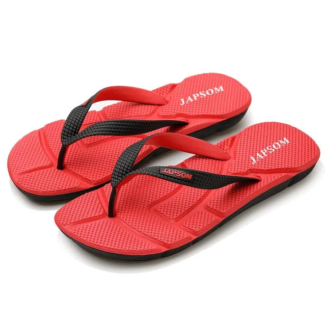 Men's Home Slippers Massage Flip Flops Soft Comfortable