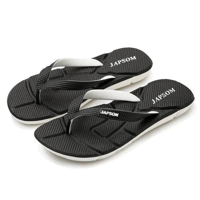 Men's Home Slippers Massage Flip Flops Soft Comfortable