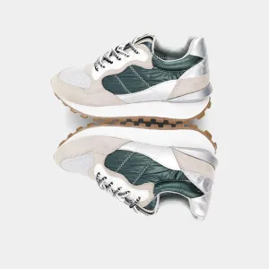 Metallic Olive Sneaker