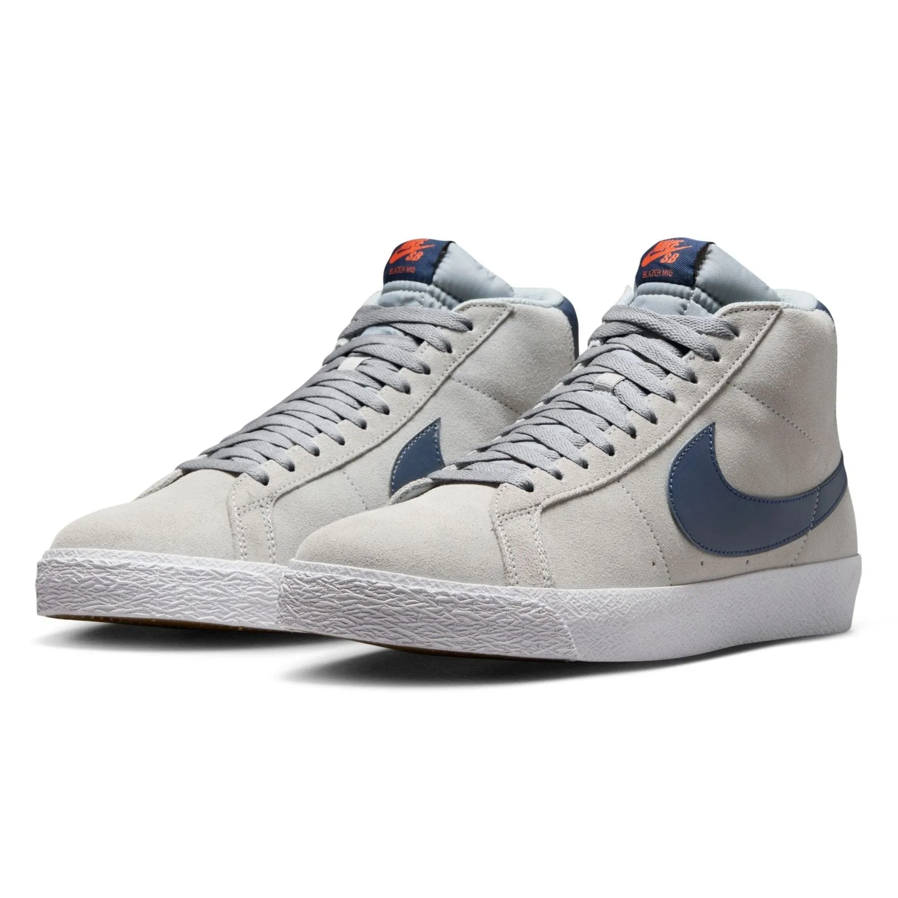 Nike SB Zoom Blazer Mid - Wolf Grey/Midnight Navy-Cosmic Clay