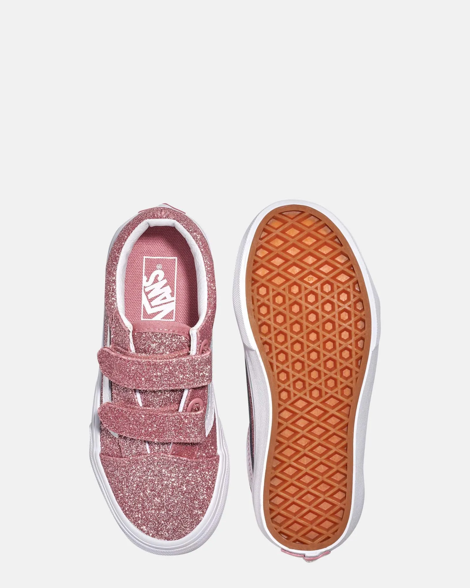 Old Skool Glitter V Youth Rose Gold