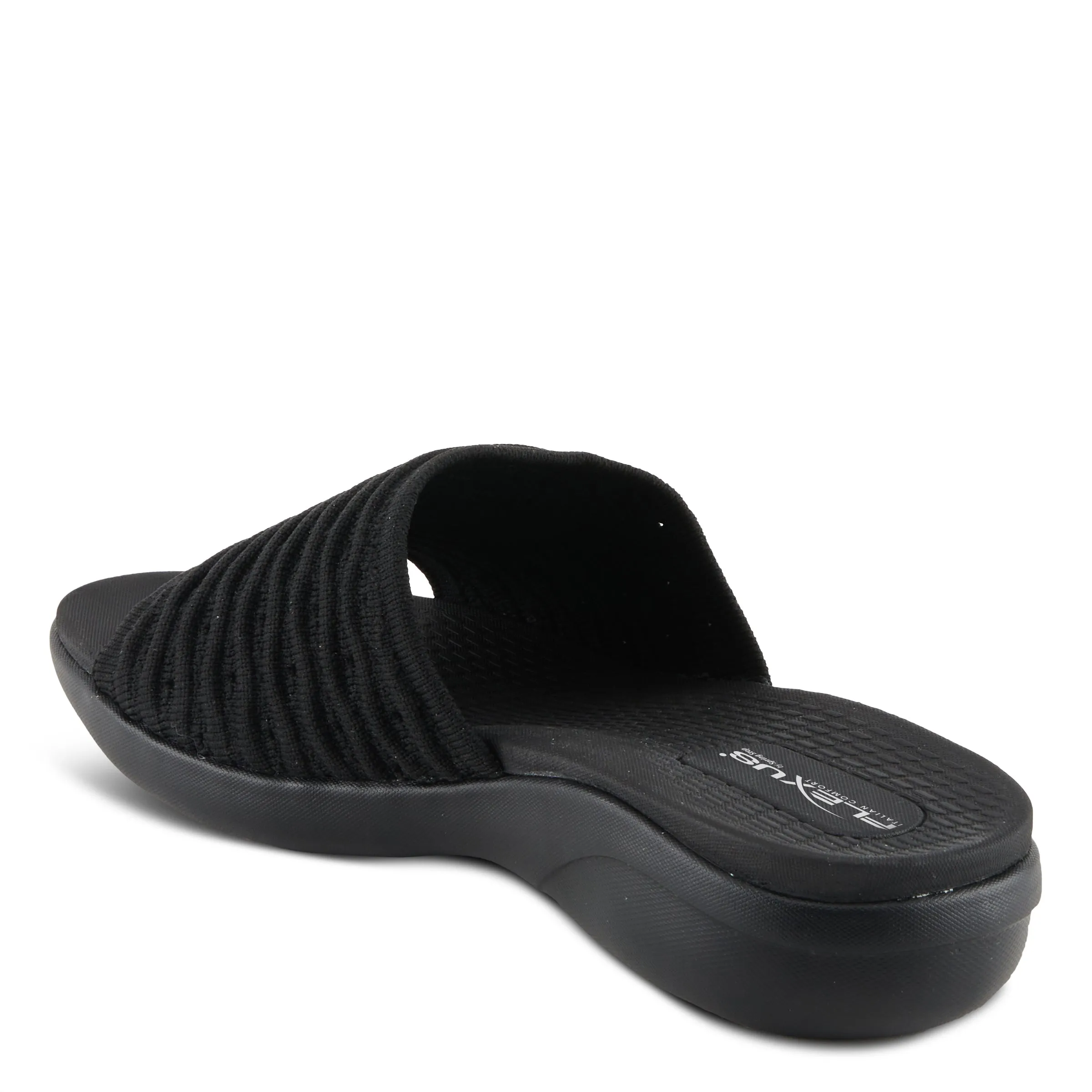 Spring Step Shoes  Flexus Deondre Sandals Women's Textile Slide 1.75" Heel