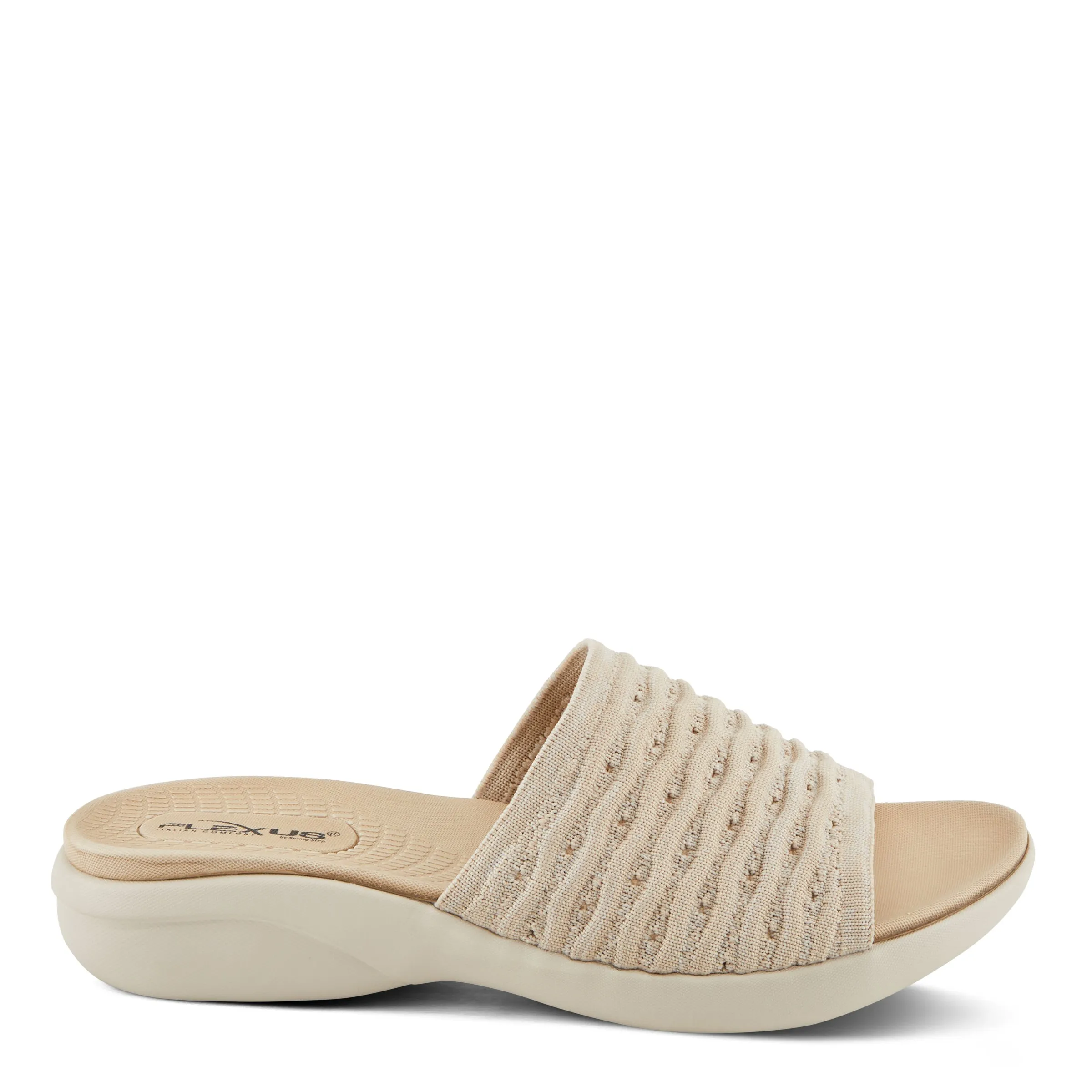 Spring Step Shoes  Flexus Deondre Sandals Women's Textile Slide 1.75" Heel