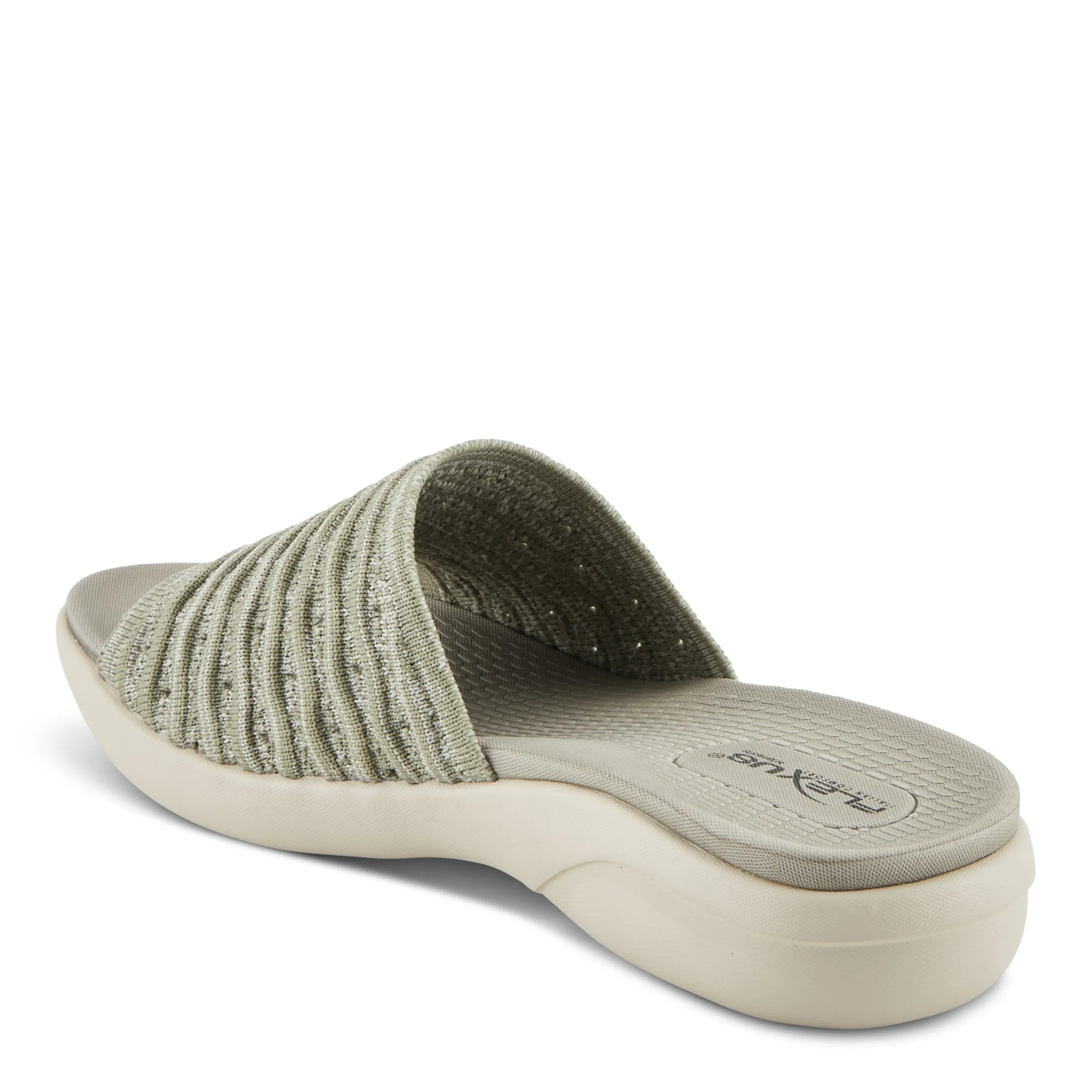 Spring Step Shoes  Flexus Deondre Sandals Women's Textile Slide 1.75" Heel