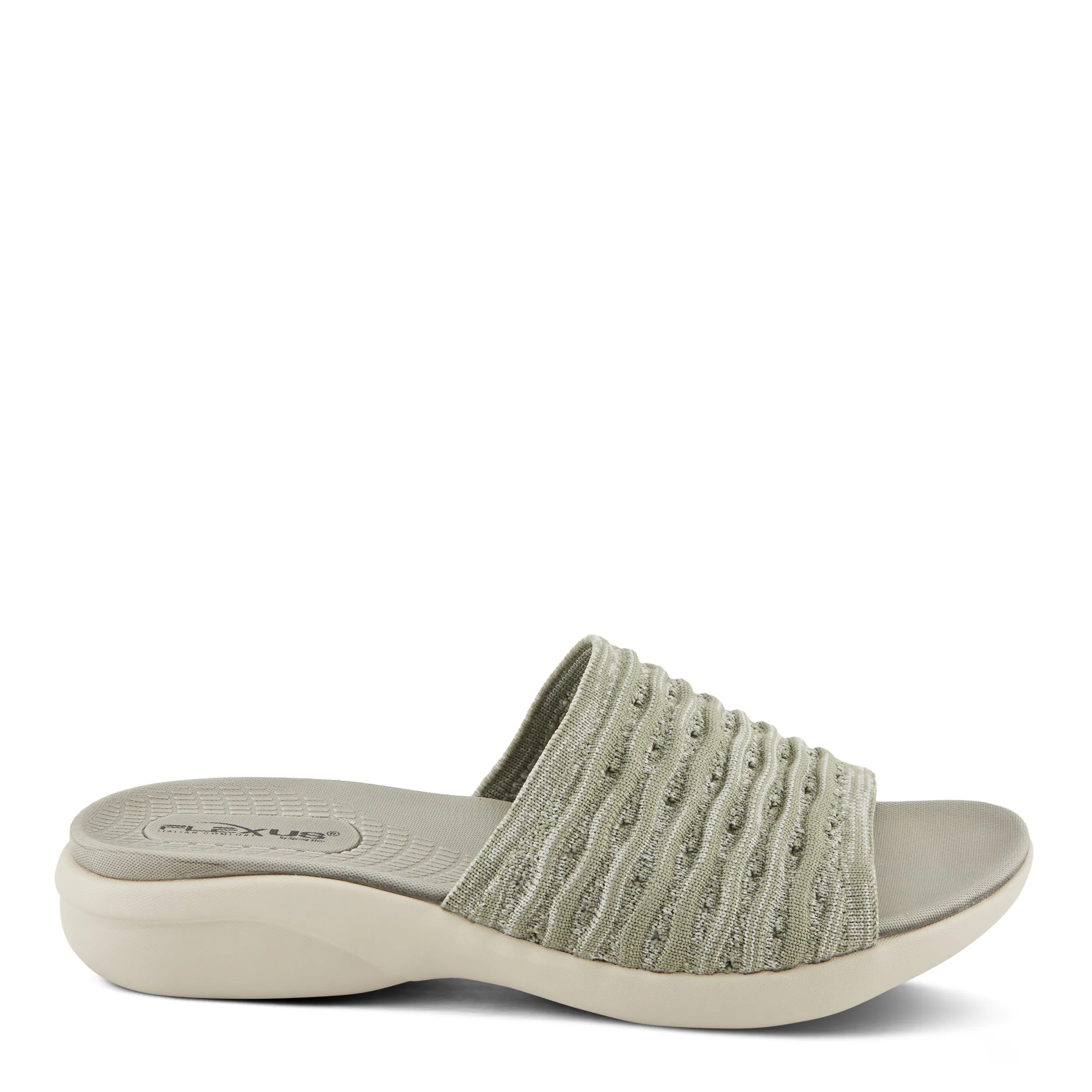 Spring Step Shoes  Flexus Deondre Sandals Women's Textile Slide 1.75" Heel