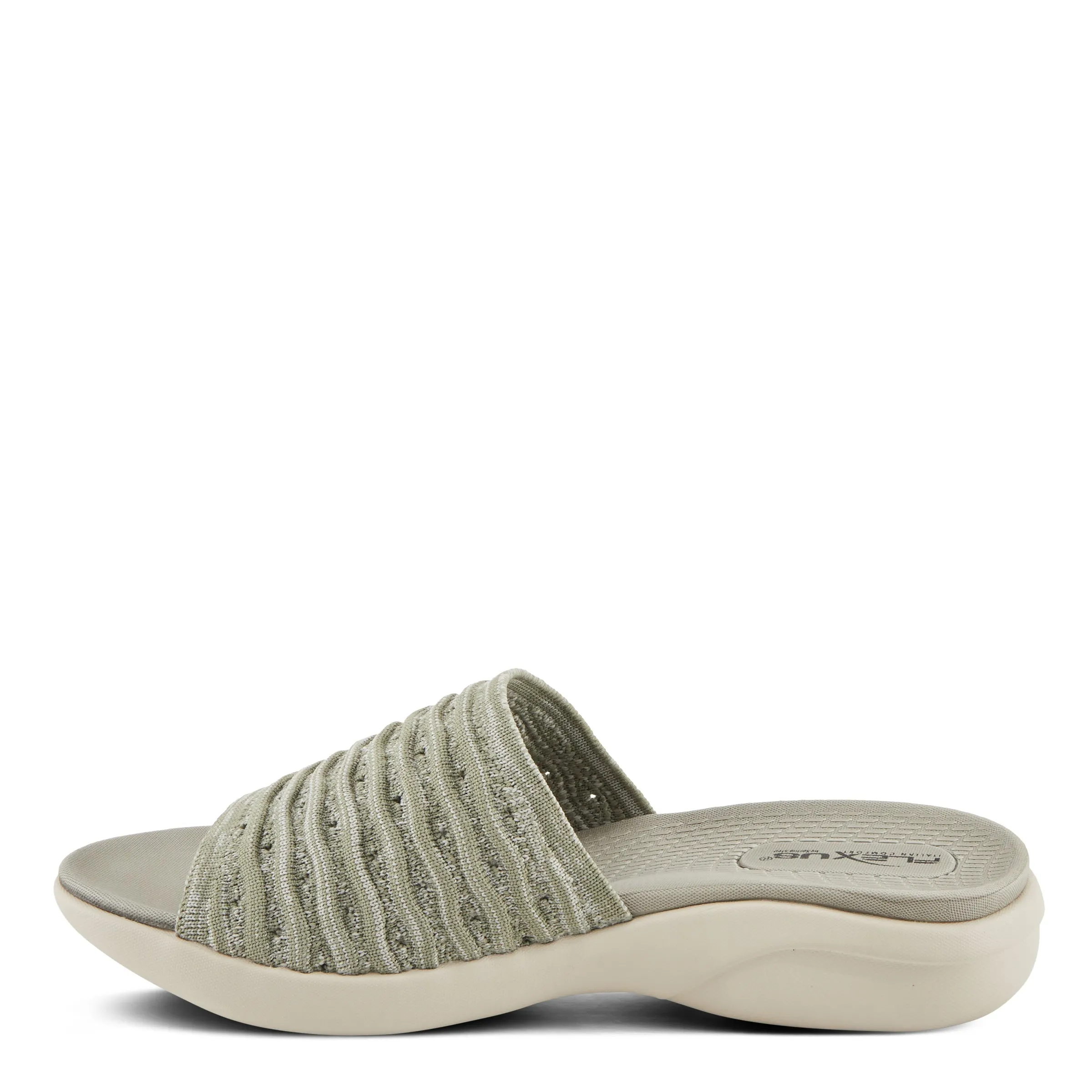 Spring Step Shoes  Flexus Deondre Sandals Women's Textile Slide 1.75" Heel
