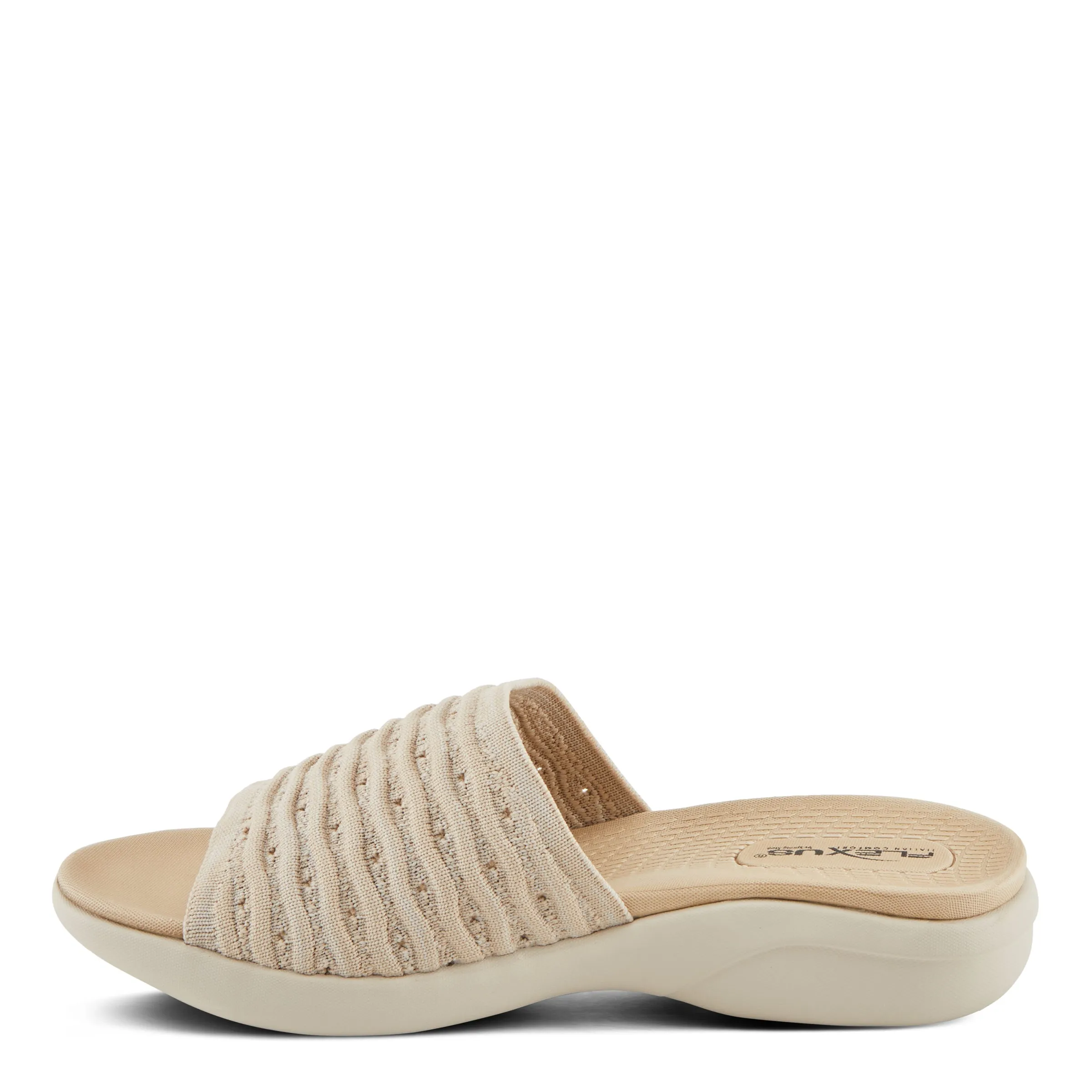 Spring Step Shoes  Flexus Deondre Sandals Women's Textile Slide 1.75" Heel