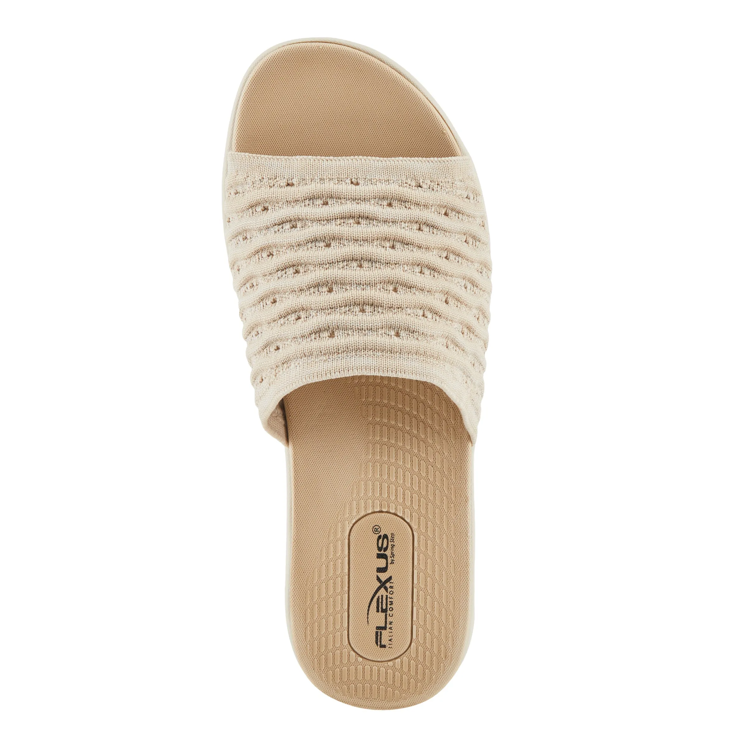 Spring Step Shoes  Flexus Deondre Sandals Women's Textile Slide 1.75" Heel
