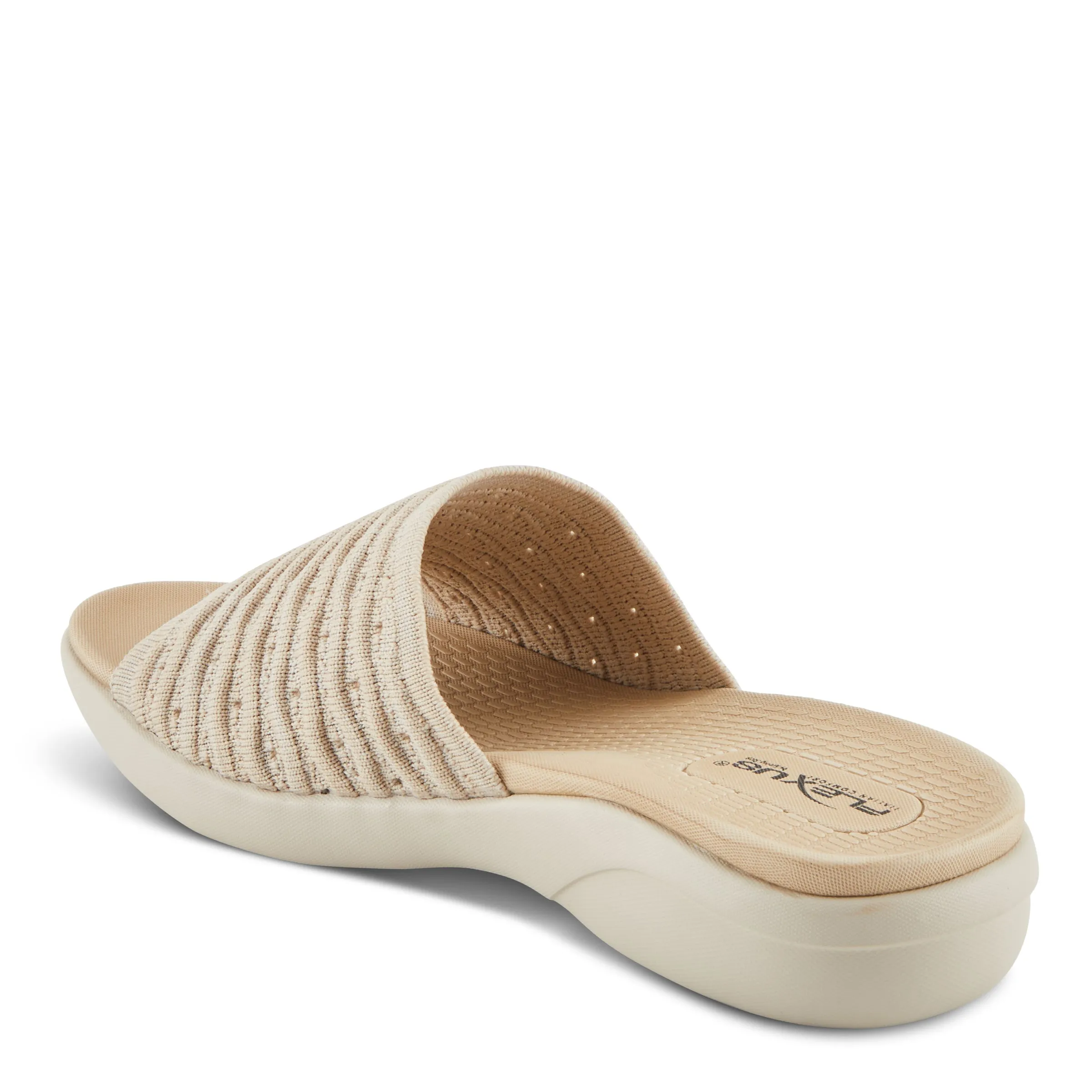 Spring Step Shoes  Flexus Deondre Sandals Women's Textile Slide 1.75" Heel